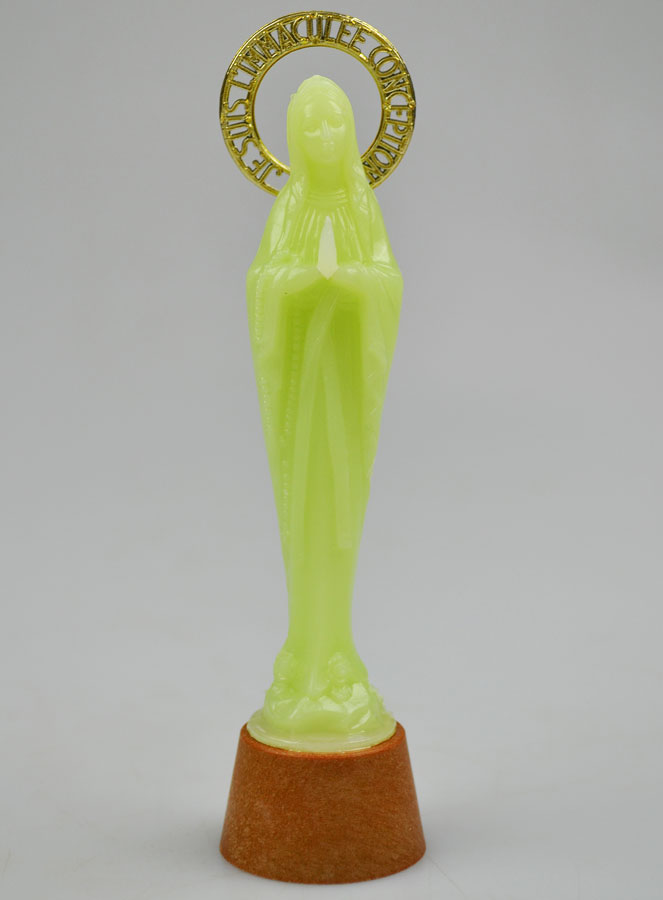 Statua Nostra Signora di Lourdes Fluo & Luminosa - 11 cm (pic 2)