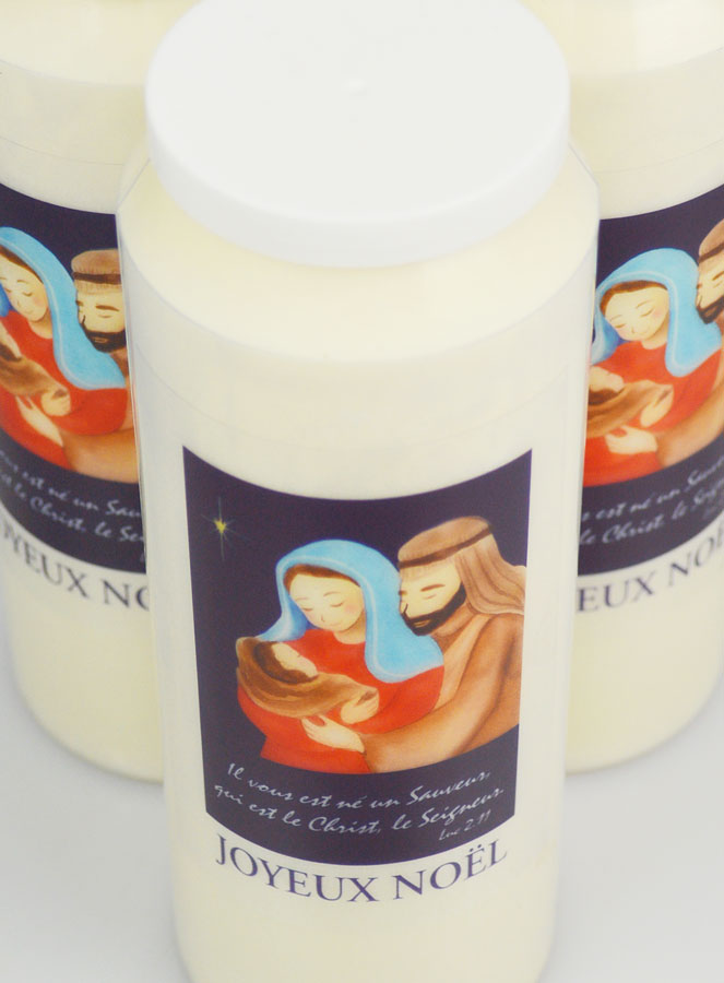 3 Candele per Novena Buon Natale - 17,5cm (pic 4)