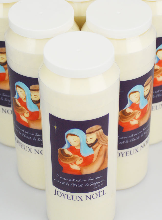 6 Candele per Novena Buon Natale - 17,5cm (pic 4)