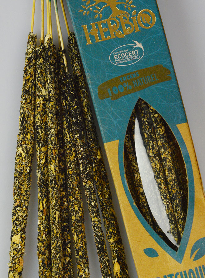 Bastoncini di Incenso HERBIO 100% Naturale - Patchouli 25g (pic 3)