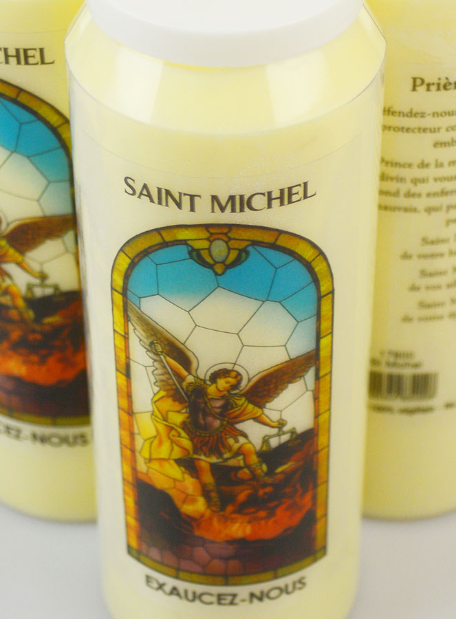 3 Candele di Novena a San Michele Arcangelo con Preghiera (pic 4)
