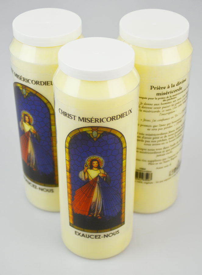 3 Candele di Novena al Cristo Misericordioso con Preghiera (pic 2)