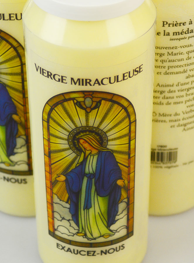 3 candele per Novena alla Vergine Miracolosa con Preghiera (pic 4)