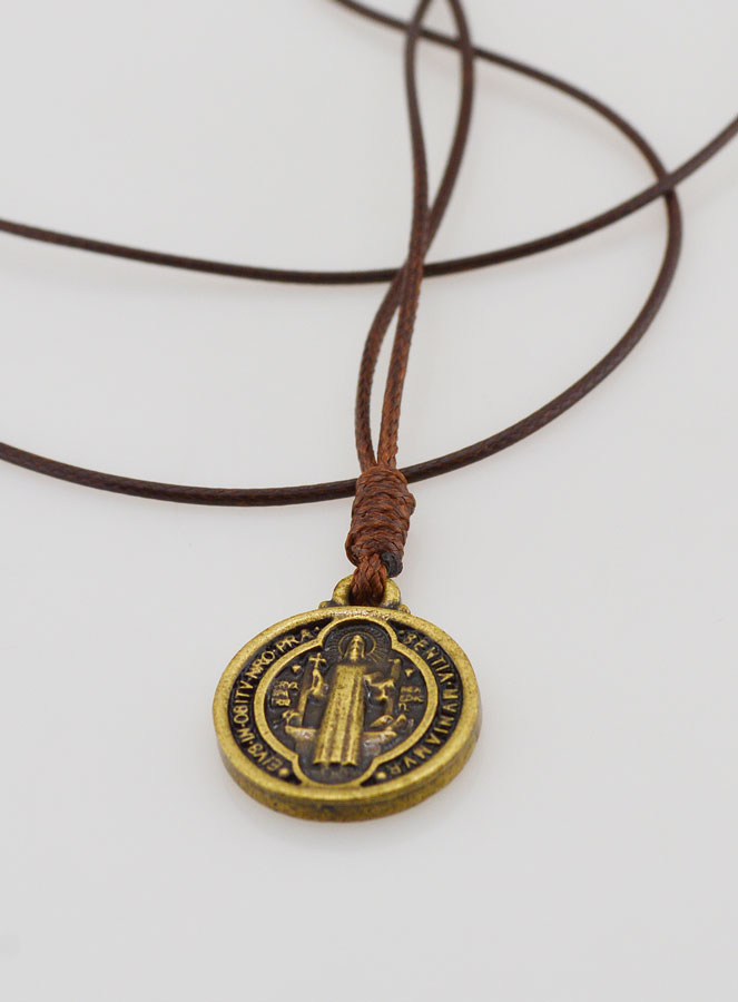 Collana Religiosa Medaglia di San Benedetto - 17mm (pic 1)