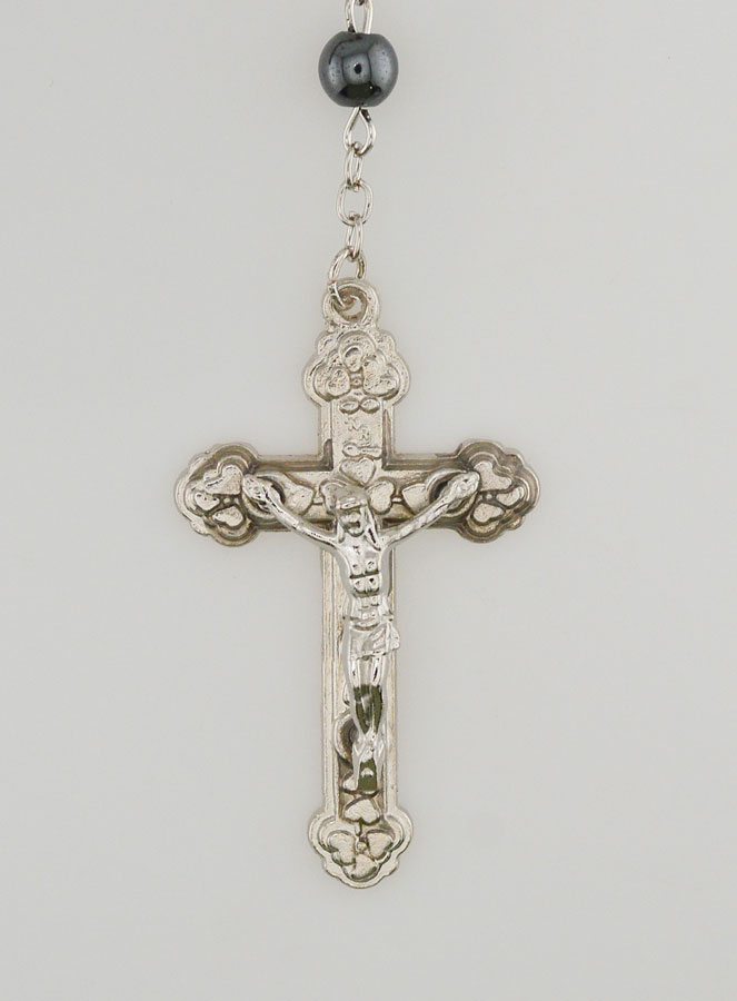 Rosario di Lourdes Nero Moda (pic 3)