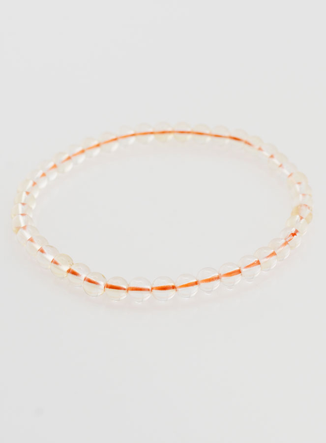 Bracciale in Pietra Naturale di Citrina - 4mm (pic 3)