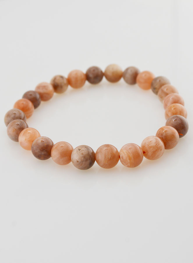 Bracciale in Pietra di Luna Naturale - 8mm (pic 3)