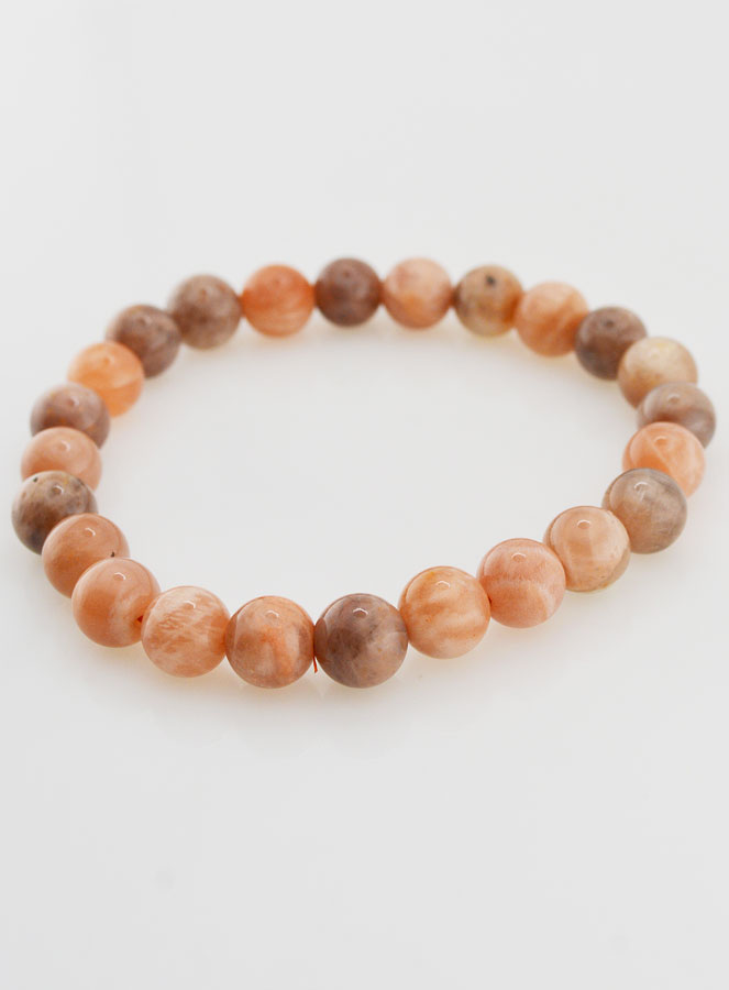 Bracciale in Pietra di Luna Naturale - 8mm (pic 4)