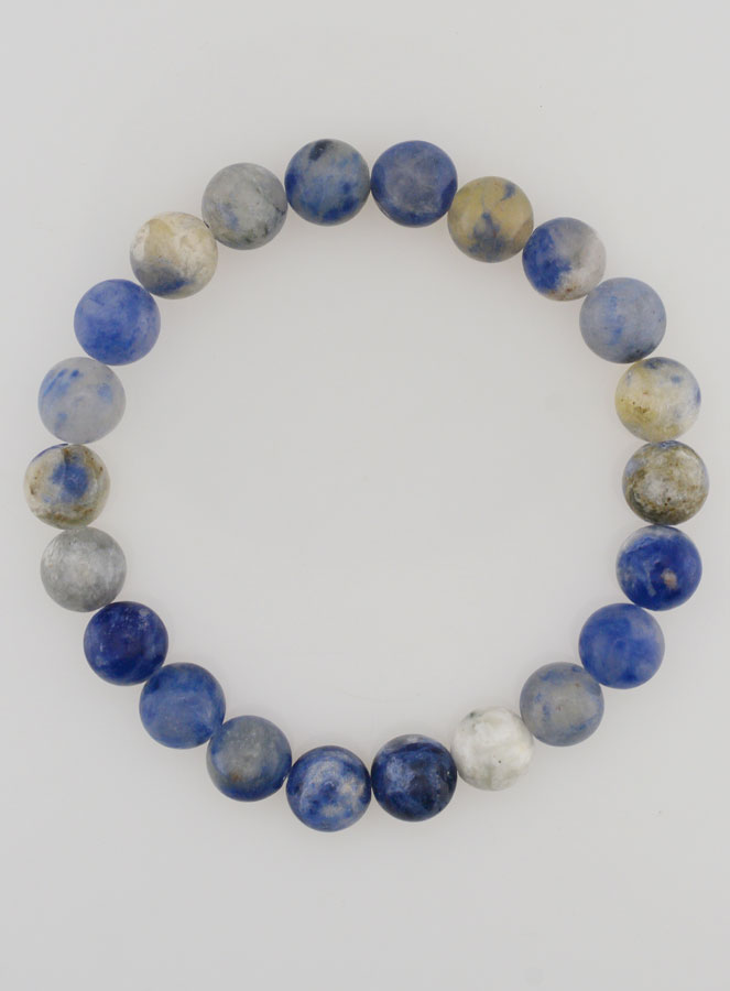 Bracciale in Pietra Naturale di Sodalite - 8mm (pic 1)