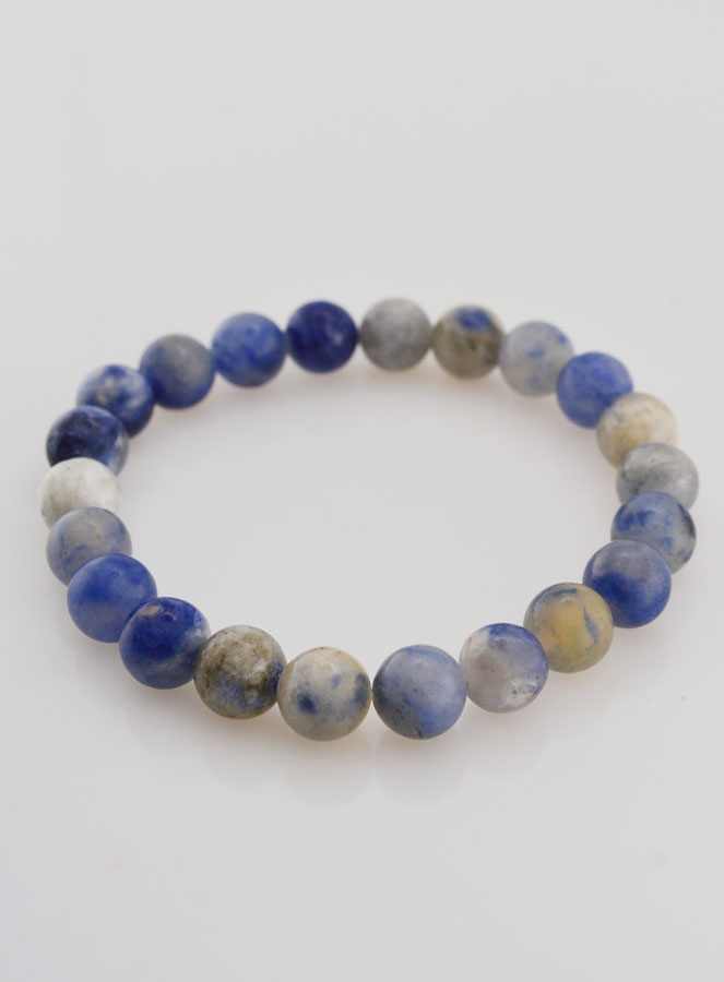 Bracciale in Pietra Naturale di Sodalite - 8mm (pic 4)