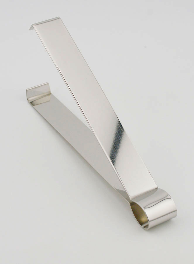 Pinza per Carbone in Acciaio Inossidabile Argentato - 13cm (pic 1)