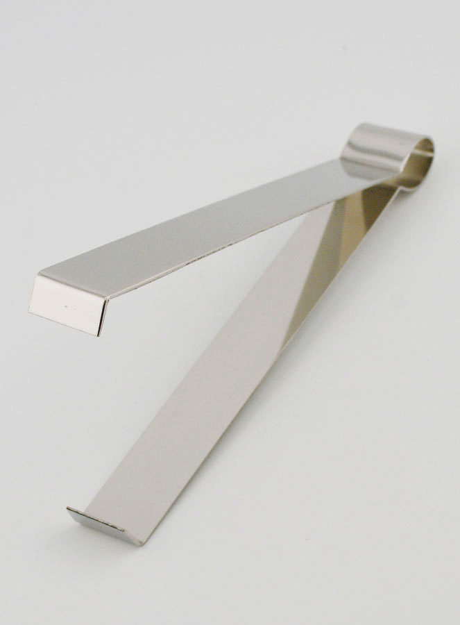Pinza per Carbone in Acciaio Inossidabile Argentato - 13cm (pic 2)