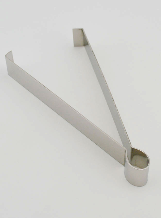 Pinza per Carbone in Acciaio Inossidabile Argentato - 13cm (pic 4)