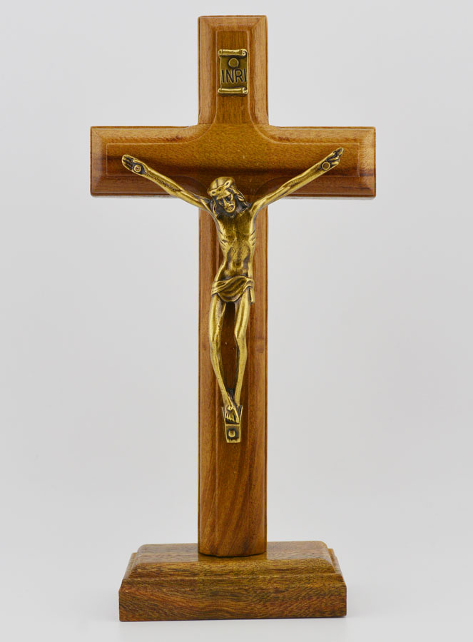Crucifix Con Piedistallo Estraibile - 17cm (pic 1)