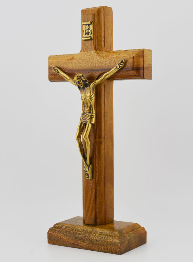 Crucifix Con Piedistallo Estraibile - 17cm (pic 2)