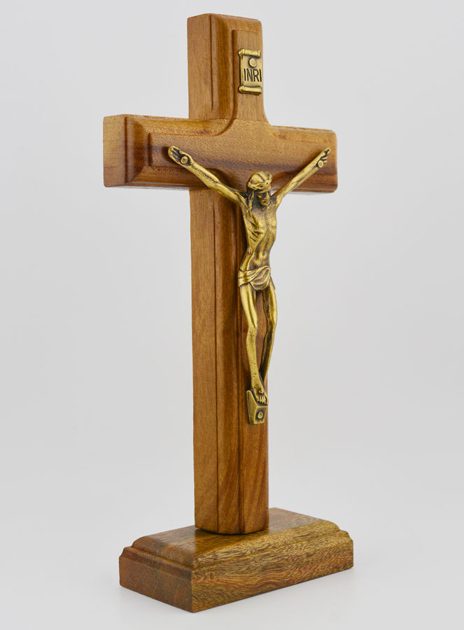 Crucifix Con Piedistallo Estraibile - 17cm (pic 3)