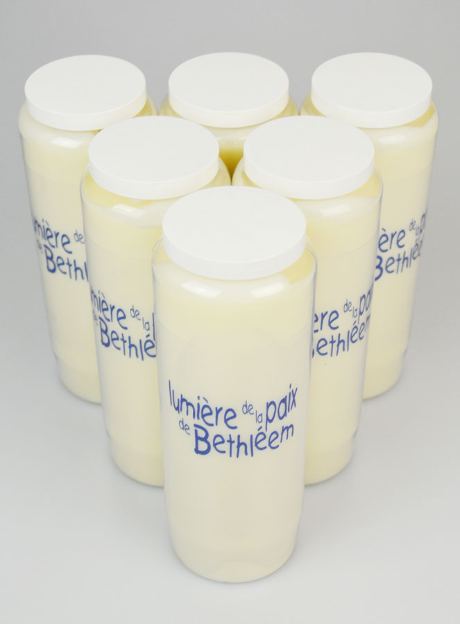 Set di 6 Candele di Novena Luce della Pace di Betlemme (pic 2)
