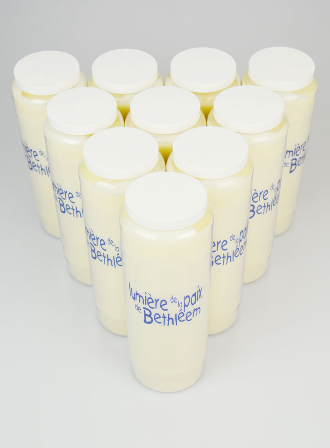 Set di 10 Candele di Novena Luce della Pace di Betlemme (pic 2)