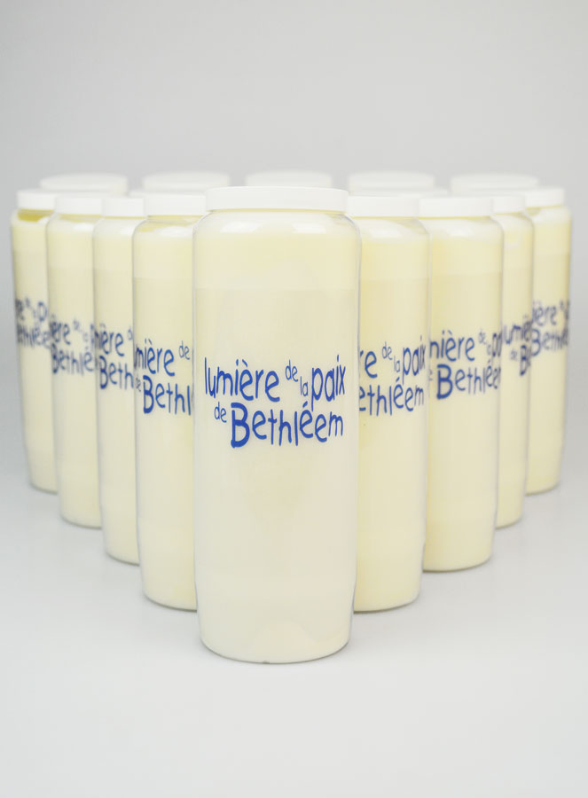 Set di 20 Candele di Novena Luce della Pace di Betlemme (pic 1)