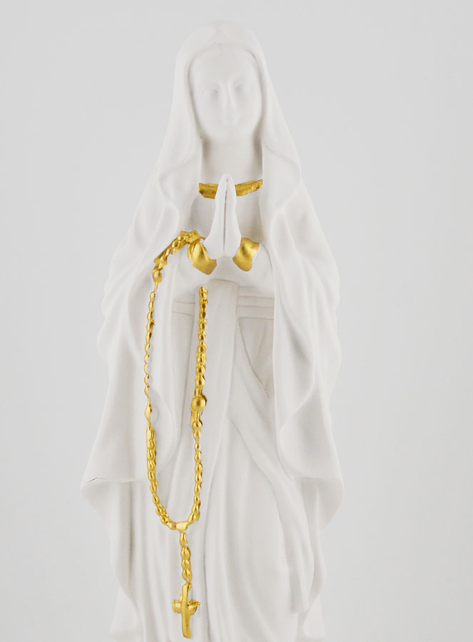 Statua Religiosa Nostra Signora di Lourdes - 15cm (pic 3)