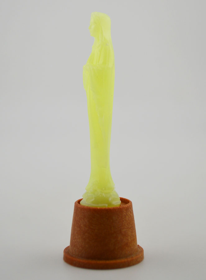 Statua di Nostra Signora di Lourdes Fluo Luminosa - 6 cm (pic 2)