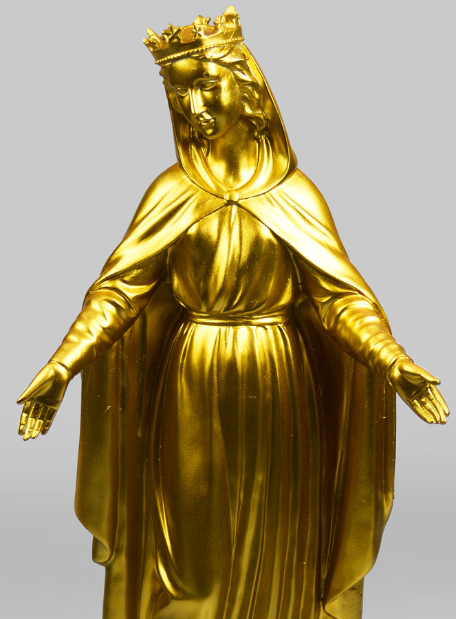 Grande Statua della Madonna di Fourvière (Vergine dorata) - 60cm (pic 3)