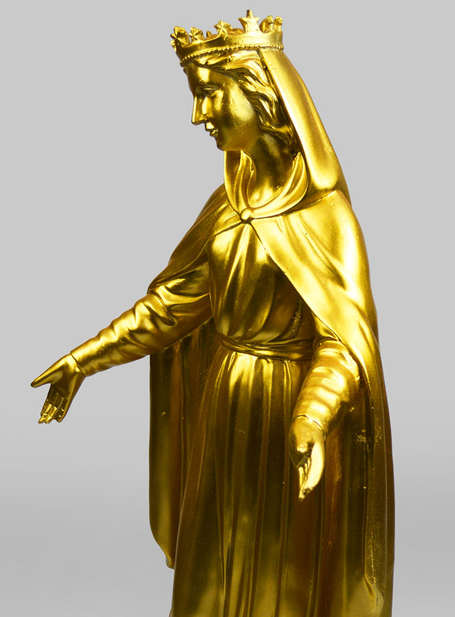 Grande Statua della Madonna di Fourvière (Vergine dorata) - 60cm (pic 4)
