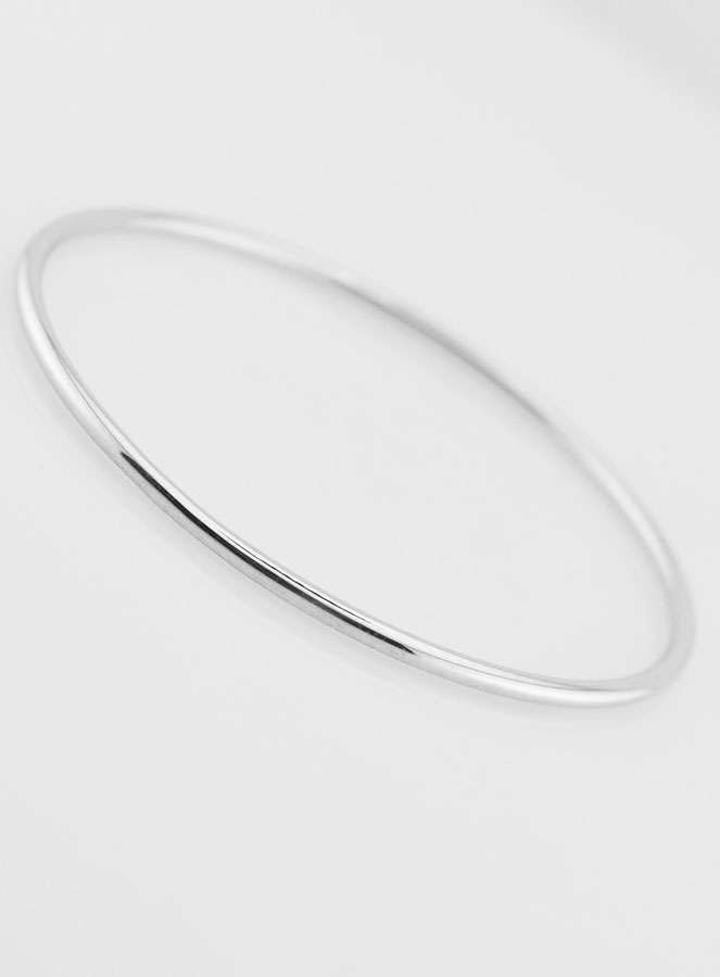 Bracciale Rigido in Argento Massiccio - 54mm (pic 3)