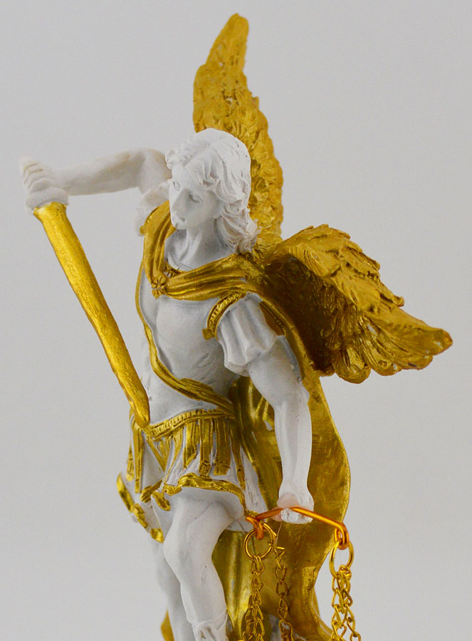 Statua Religiosa di San Michele Arcangelo - 14cm (pic 4)