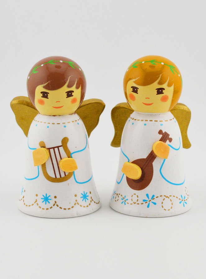 Presepe di Natale - Angeli Musicisti Lyre & Mandolino (pic 1)