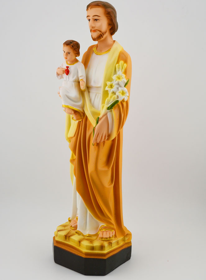 Statua Religiosa di San Giuseppe al Giglio - 30 cm (pic 2)