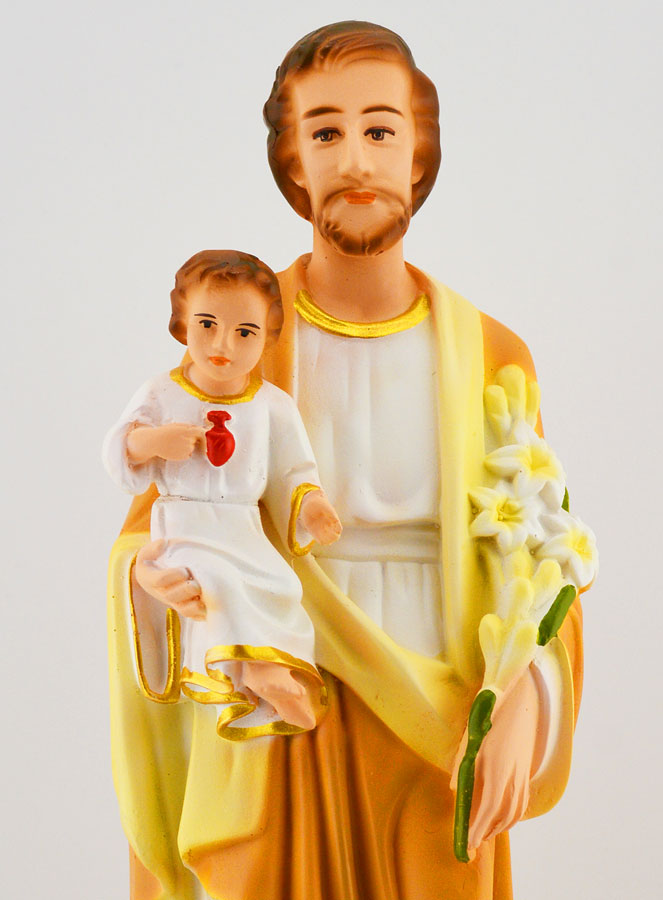 Statua Religiosa di San Giuseppe al Giglio - 30 cm (pic 3)