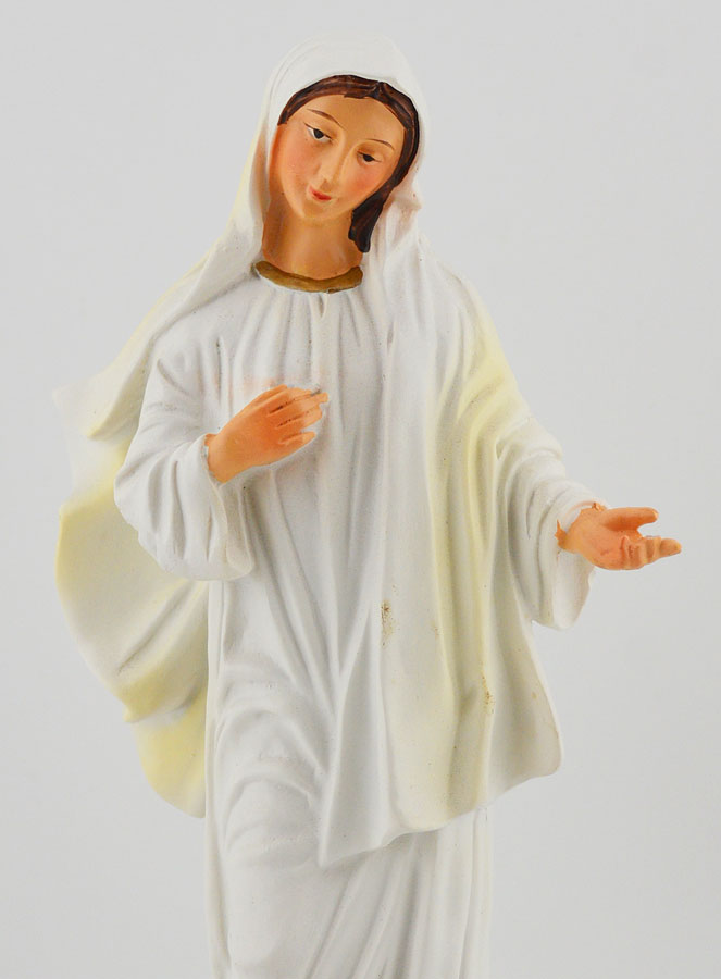 Statua Religiosa della Madonna di Medjugorje - 20cm (pic 3)