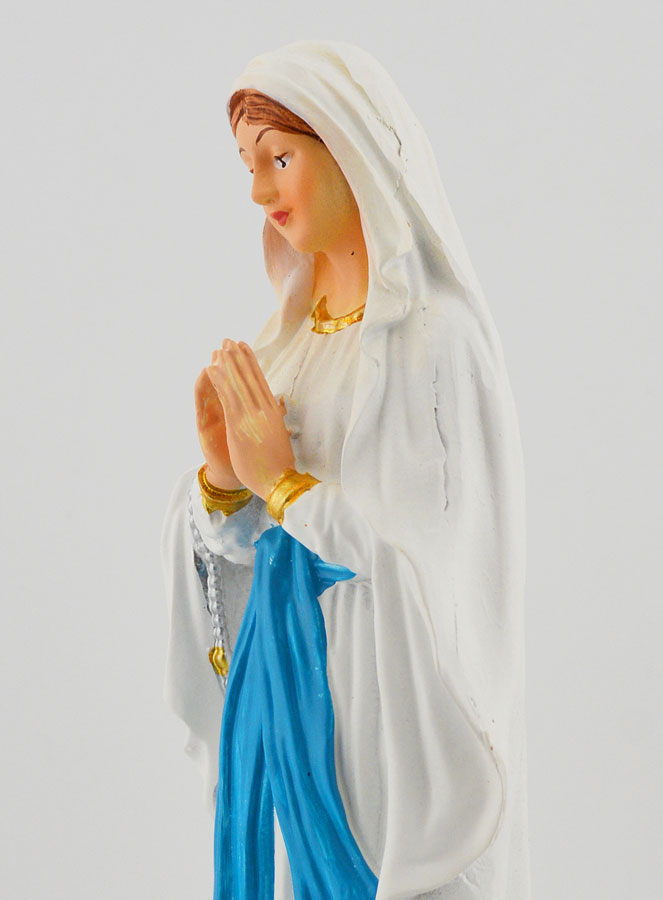 Statua Religiosa della Madonna di Lourdes - 20cm (pic 4)