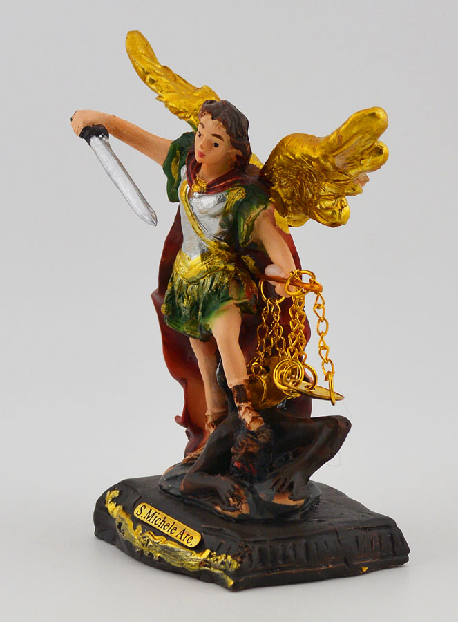 Statua Religiosa di San Michele Arcangelo - 7cm (pic 2)
