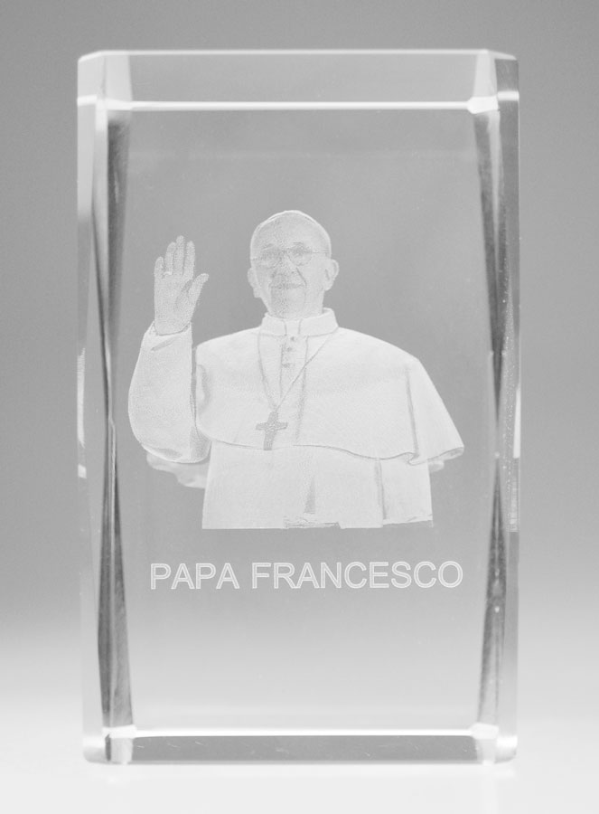 Icona di Papa Francesco Incisa al Laser (pic 1)
