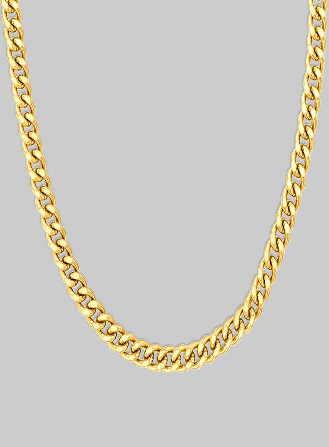 Catena 45cm Oro 375/1000 - Maglia Gourmette 1,2mm (pic 1)