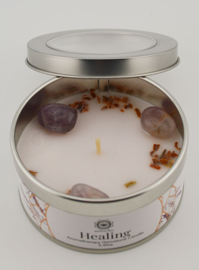 Candela Profumata Aromaterapia - Lavanda & Ametista (pic 2)
