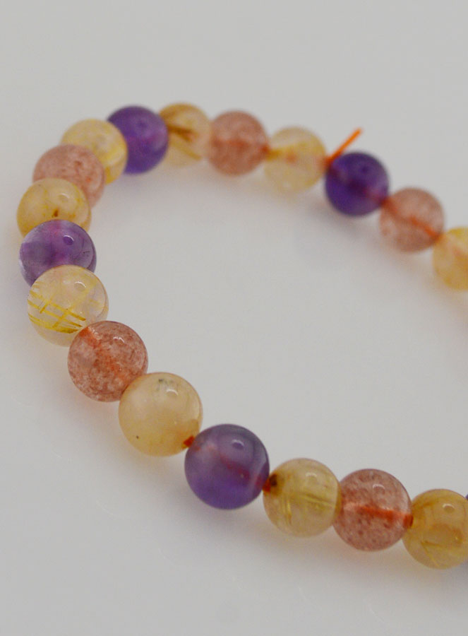 Bracciale in Pietre Naturali Super Seven - 7mm (pic 3)