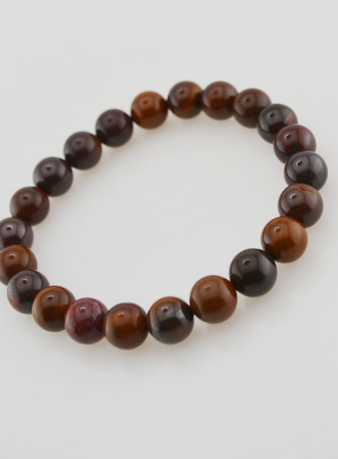 Bracciale in Occhio di Ferro – 8 mm (pic 4)