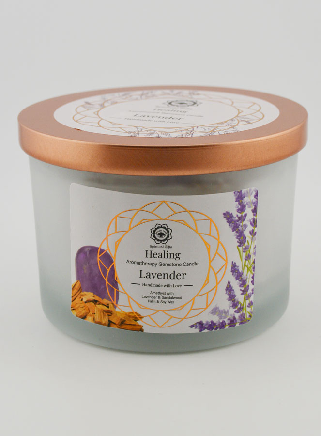 Candela Profumata 256g – Lavanda & Ametista (pic 3)