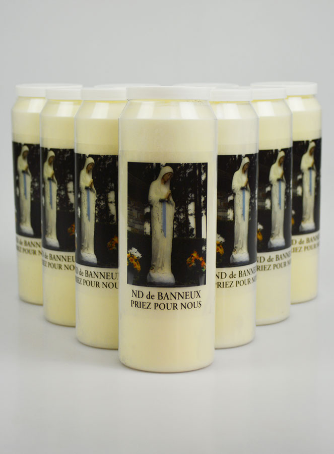 Lotto di 10 Candele per Novena Nostra Signora di Banneux (pic 1)