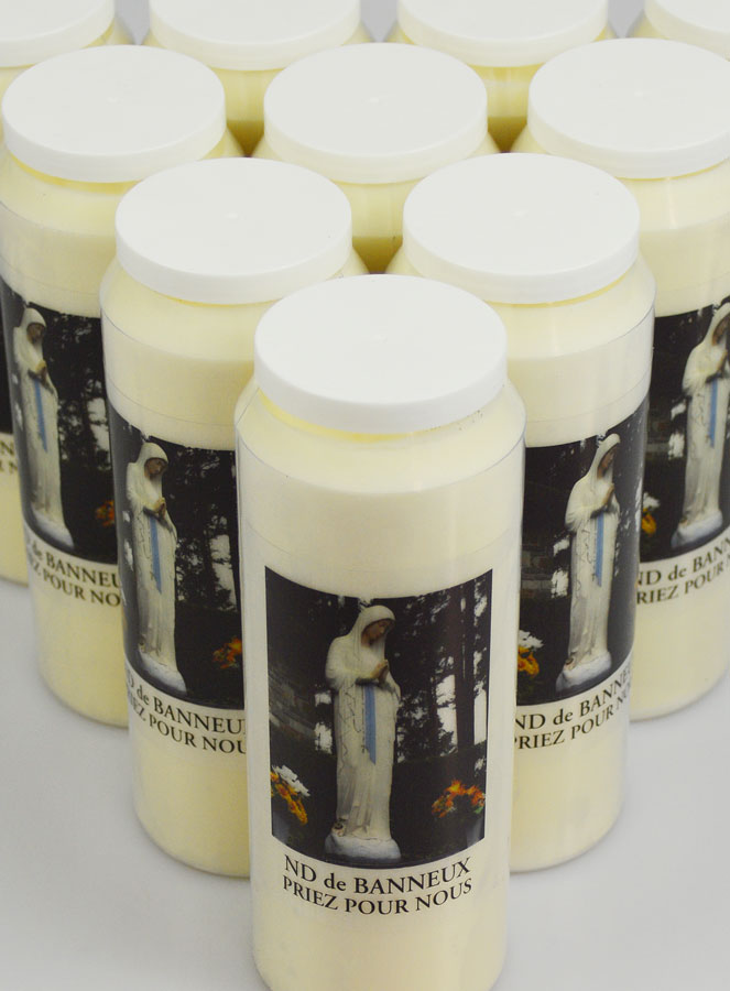 Lotto di 10 Candele per Novena Nostra Signora di Banneux (pic 4)