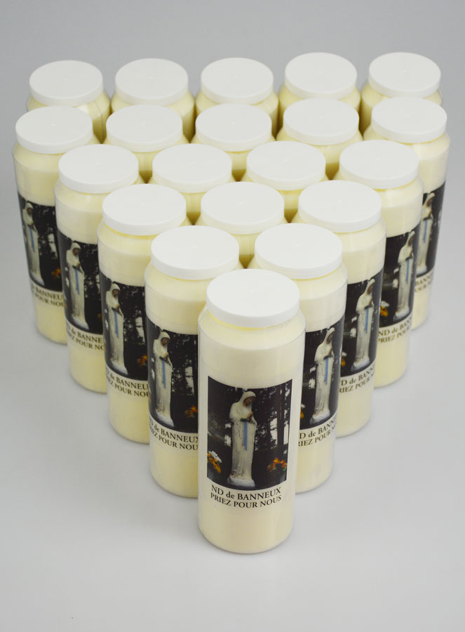 Lotto di 20 Candele per Novena Nostra Signora di Banneux (pic 2)