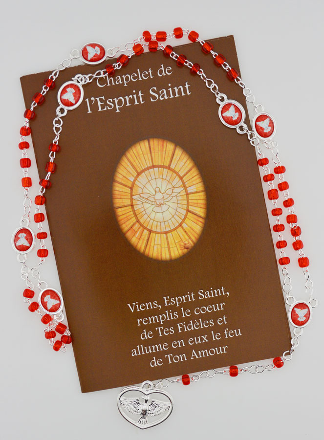 Rosario per Cresima Spirito Santo - Medaglie & Cuore Colomba (pic 2)