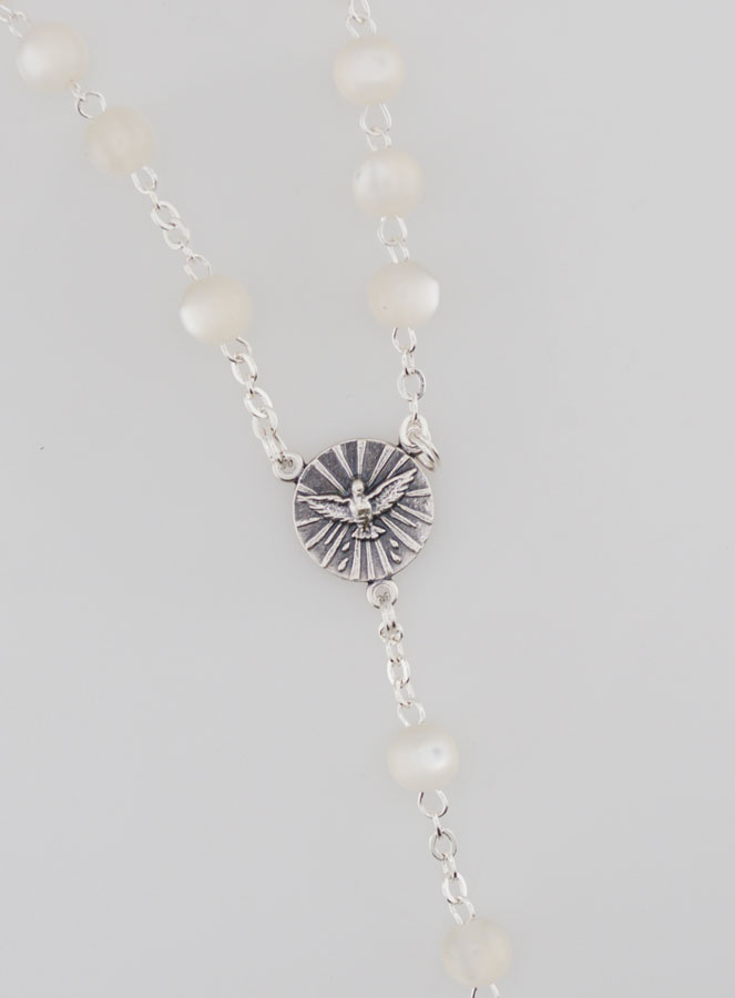 Rosario della Cresima allo Spirito Santo - Bianco (pic 4)