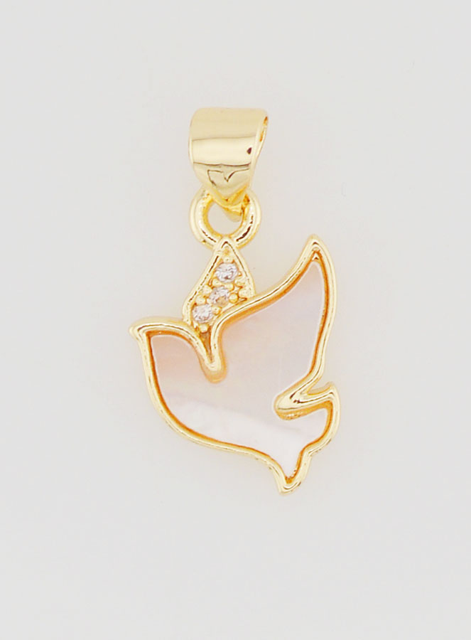 Ciondolo Colomba Spirito Santo - 12 mm (pic 1)