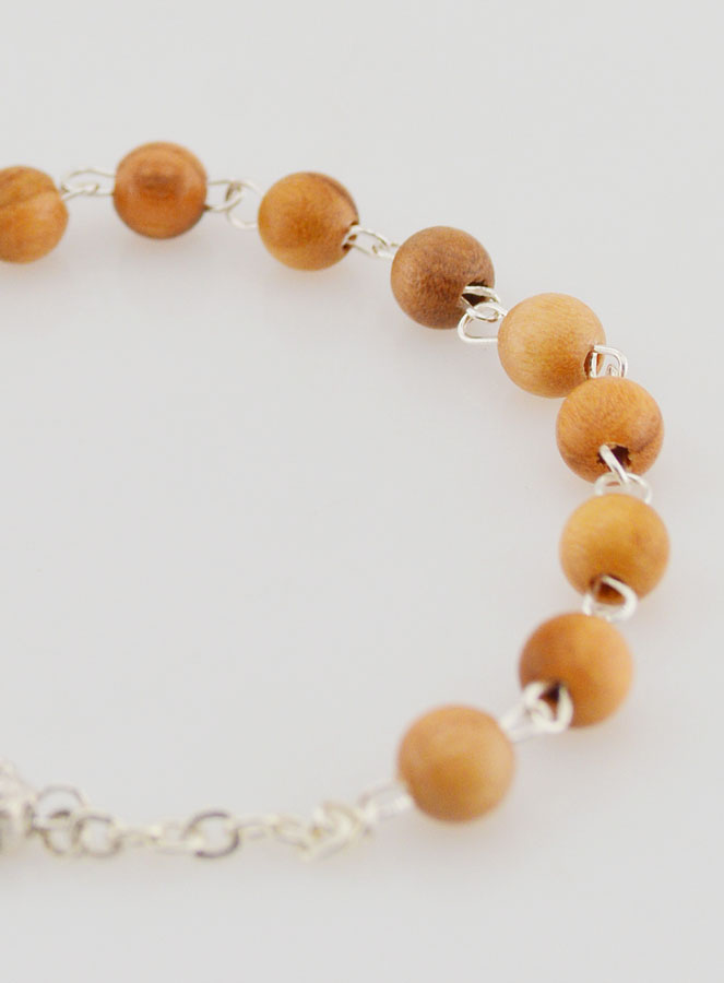 Bracciale per Cresima - Colomba dello Spirito Santo in Legno d’Ulivo (pic 4)