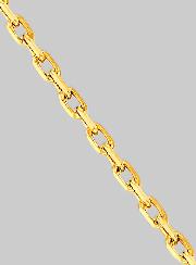 Catena in Oro Placcato 50cm – Maglia Forzatina 1,75mm (pic 2)