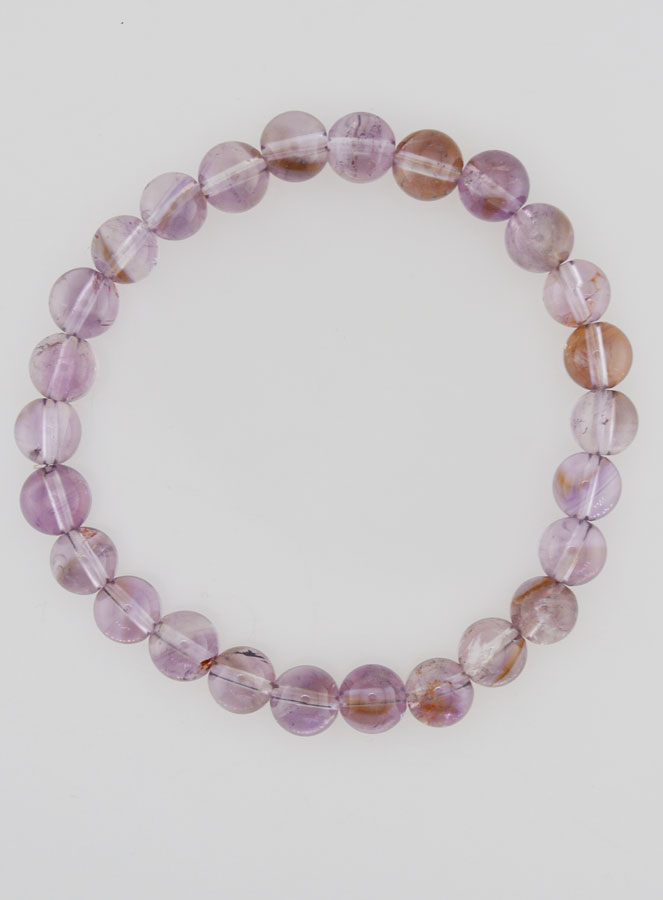 Bracciale in Pietra Naturale di Ametrino AAA - 7 mm (pic 1)